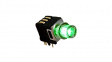 K5V1GN43T PCB Switch 0.02 VDC . . .32 VDC 0.1 . . .100 mA LED green
