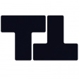 104452 Floor Corner Marks, T-shaped PU=1 PAK