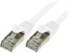 CP2011S Patch cord; F/UTP; 6; многопров; CCA; ПВХ; белый; 0,25м; 26AWG