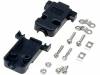 DS1045-09BP1S1, Корпус: для разъемов D-Sub; D-Sub HD 15pin, D-sub 9pin; прямой, CONNFLY