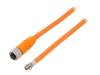 RKTS 8-184/5M, Соединительный кабель; M12; PIN: 8; прямой; 5м; вилка; 30ВAC; 4А, Lumberg Automation (Belden brand)