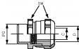 19620005082 Cable screw connection EMC M20 M20