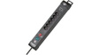 1951162602 Outlet Strip Premium-Line 6x Type J (T13)/USB - Type J (T12) Black 3m