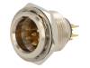 AG6MCC Гнездо; XLR mini; "папа"; PIN:6; пайка; 1,2А; 0,38мм2