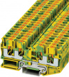 3212950 PT 6-QUATTRO-PE ground modular terminal block yellow / green 0.5...6 mm2