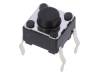 SKHHAKA010 Микропереключатель TACT; SPST; Пол: 2; 0,05A/12ВDC; THT; 1Н; 5мм