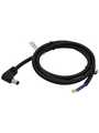 RND 205-01290, DC Connection Cable, 2.1x5.5x9.5mm Plug - Bare Ends, Angled, 300mm, Black, RND Connect