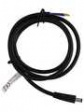 RND 205-01283 DC Connection Cable, 2.5x5.5x9.5mm Plug - Bare Ends, Straight, 2m, Black