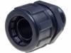 55502473, Концевой разъем прямой; полиамид; черный; 16мм; IP65, LAPP