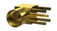 PCB.MMCXFRAJ.A.J RF Connector, MMCX, Brass, Socket, Right Angle, 50Ohm, Soldering