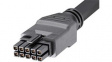245136-1010 Micro-Fit 3.0 Overmoulded Cable Assembly, 10 Poles, Black, 1m
