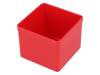 W-456300, Контейнер: для коробок; 54x54x45мм; красный; полистирол, ALLIT AG