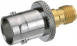 31 BNC-SMA-50-1/1 UE Straight Adapter, BNC Socket - SMA Socket, 50Ohm