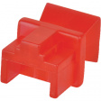 PDCA8TR 007 [10 шт] Dust Covers for RJ45 Sockets red