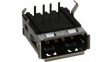 67643-0910 Гнездо; USB A; на PCB; THT; PIN:4; угловой 90°; экранированный