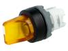 1SFA611212R1103 Переключатель: поворотный; 2; 22мм; желтый; Подсвет: MLB-1; IP66