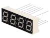 LFD028AAG-103, Дисплей: LED; 7-сегментный; 7,11мм; зеленый; 3,5мкд; катод; II.зн:4, WENRUN