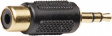 HS-145G/BK-R Audio Adapter, 1 x Cinch Coupler