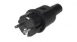 913.169 Mains Plug Black F (CEE 7/7) 16A