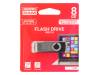 UTS3-0080K0R11 Флешка; USB 3.0; 8ГБ; черный; Считывание:110МБ/с; Запись:20МБ/с