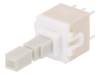PVA2 EE H2 1.7N V2, Переключатель: клавиатура; Положения: 2; DPDT; 0,1A/32ВDC; белый, C & K