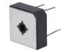 BR358W, Однофазный выпрямительный мост; Urmax:800В; If:35А; Ifsm:400А, DC COMPONENTS