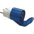73.001 Adapter for CEE plug DE White Protective contact