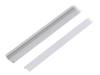GROOVE10 C/U ANOD 1M SET PRM Профиль для LED модулей; молочный; встраиваемый; натуральный