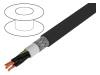 S66597 Провод; BiT 1000 CY FR; 5G1мм2; экранированный; ПВХ; черный