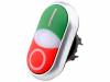 M22S-DDL-GR-X1/X0, Переключатель: двойной; 1; Цвет: красный/зеленый, Eaton