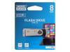 UTS2-0080K0R11 Флешка; USB 2.0; 8ГБ; черный; Считывание:20МБ/с; Запись:5МБ/с