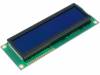 RC1602E-BIY-ESX, Дисплей: ЖКД; алфавитно-цифровой; STN Negative; 16x2; голубой; LED, RAYSTAR OPTRONICS