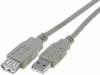 CU202-050-PB Кабель; USB 2.0; гнездо USB A, вилка USB A; никелированные; 5м