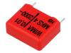 MKS4U021004D00JSSD Конденсатор: полиэфирный; 10нФ; 400ВAC; 2кВDC; Шаг:15мм; ±5%
