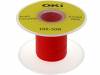 R30RED-0100, Кабель; однопров; OFC; 30AWG; kynar 460 (PVDF); красный; 300В; 100м, OK International