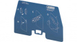 2905024 Separating plate 83.47 x 1 x 138.7 mm blue