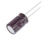 UPM2F100MHD Конденсатор: электролитический; с низким импедансом; THT; 10мкФ