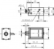 TDS-08A 24VDC 100% Подъемный электромагнит, открытый 12MM 12 mm 3.4 W