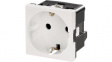 IE-FCI-PWB-DE (1450730000) Socket Module  mm F (CEE 7/3) White