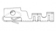 46999-0101 Crimp Terminal, Female, Tin, 30 ... 22AWG