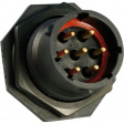 UTS7147PSCR Panel Mount Plug UTS Trim Trio UTS Poles=7 Plug Housing size14