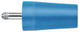 SURB 2112 NI / BL Предохранительный адаптер ø 4 mm синий