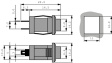 SED1GI-2H Pushbutton Switch, 0.5 A, 250 VAC