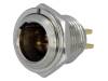 MXLR-3W-C Гнездо; XLR mini; "папа"; PIN:3; пайка; O11мм