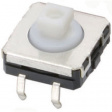 B3W-4050 Микропереключатель; 1; SPST-NO; 0,05A/24ВDC; THT; 1,96Н; 12x12мм