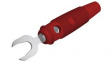 KB 3 RT Cable Lug \x1a4mm Solder Red 30A Nickel-Plated