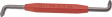 224 PZ1/PZ2 X 125 Pozidriv angled screwdriver PZ1 / PZ2
