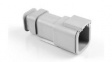 ATM04-6P-SR01GY Housing, Plug, 2 Rows, 6 Poles, Grey