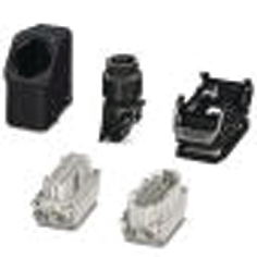 1407712, Разъем: HDC; на панель,на провод; Мат-л корп: полиамид; 500В; 16А, Phoenix Contact