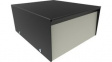 1454DD Metal Instrument Case, Black / Grey, Steel, 1454